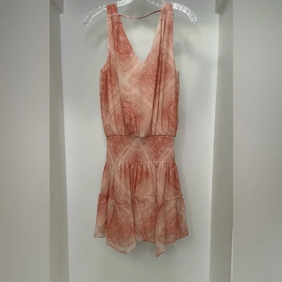 NWT  Ramy Brook Sandra Silk Blend Mini Dress ~ Size M - Picture 2 of 5